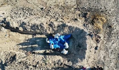 Irak’ta DEAŞ’tan kalma toplu mezar kazılmaya başlandı