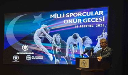 KKTC’de "Milli Sporcular Onur Gecesi" düzenlendi
