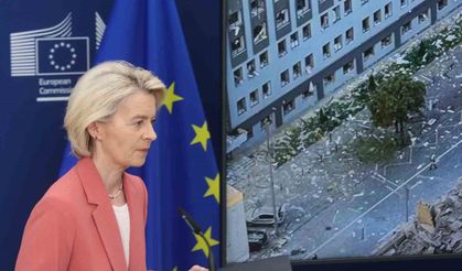 Rusya’nın Kiev’e saldırısında AB binasının yakınına 2 füze isabet etti