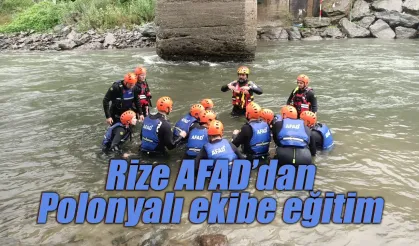 Rize AFAD'dan uluslararası eğitim