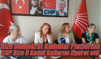 RİDEKAP CHP Rize Kadın Kolları ile bir araya geldi