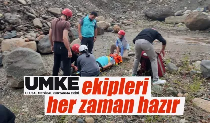 Rize'de UMKE ekipleri en kötü senaryolara hazırlanıyor