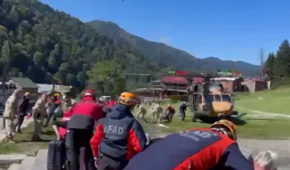 AFAD: Ayder Yaylası'nda 115 vatandaş tahliye edildi
