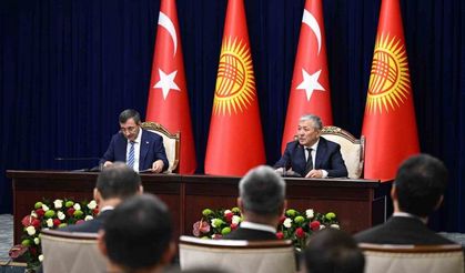 Cumhurbaşkanı Yardımcısı Yılmaz: "Türk müteahhitlik firmaları Kırgızistan’da 95 projeyi hayata geçirdi"