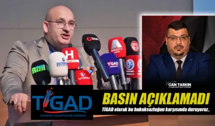 TİGAT'tan Can Taşkın'ın tutuklanmasına tepki