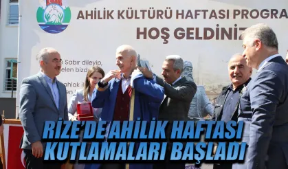 Rize'de yılın ahisi ve yılın kalfası seçildi