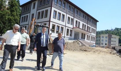 Rize’de 10 okul binasında güçlendirme çalışmaları yapılıyor