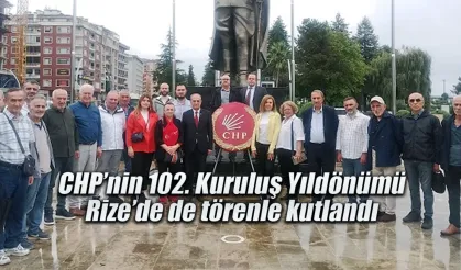 CHP’nin 102. Kuruluş Yıldönümü Rize'de de kutlandı