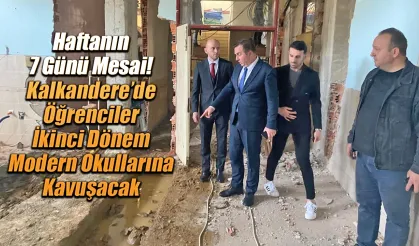 Kalkandere’de Öğrenciler İkinci Dönem Modern Okullarına Kavuşacak