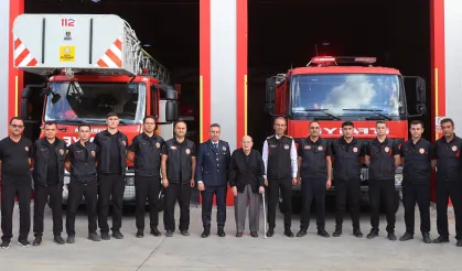 92 yaşındaki eski İtfaiye Müdürü Konya’ya vefa ziyaretinde bulundu