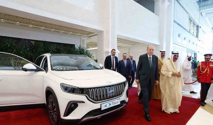 Cumhurbaşkanı Erdoğan, Kuveyt Emiri es Sabah’a Togg aracı hediye etti