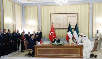 Cumhurbaşkanı Erdoğan, Kuveyt’te imza törenine katıldı