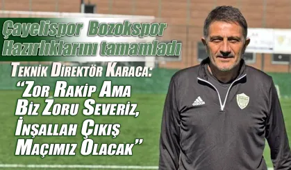 Karaca: “Zor bir rakibe karşı oynayacağız ama hazırız”