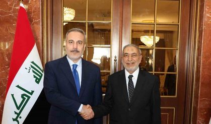 Bakan Fidan, Irak Temsilciler Meclisi Başkanı Meşhedani ile görüştü