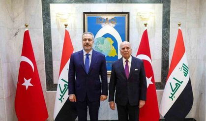 Dışişleri Bakanı Fidan, Iraklı mevkidaşı Hüseyin ile görüştü