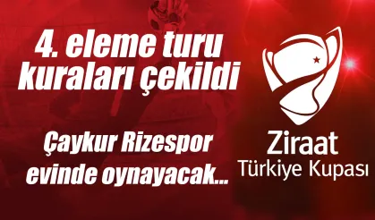 Kupada Çaykur Rizespor'un rakibi belli oldu