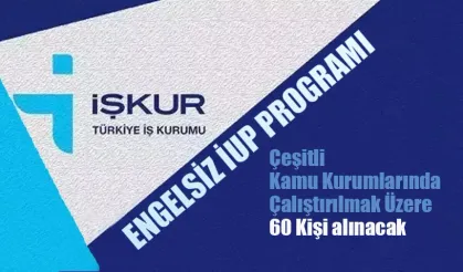 Rize’de Gençler için “İŞKUR Engelsiz İUP Programı”