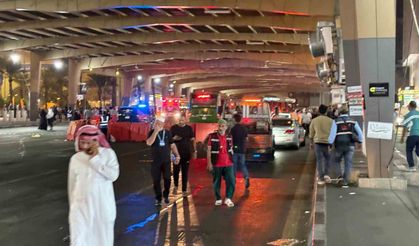 Mekke'de ring otobüsü Mahbes'ül Cin'de Türk kafilesine çarptı: 1 ölü, 2 yaralı