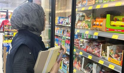 Zabıta Ekiplerinden Marketlerde Etiket Denetimi