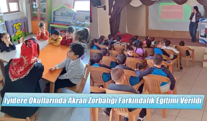 İyidere Okullarında Akran Zorbalığı Farkındalık Eğitimi Verildi