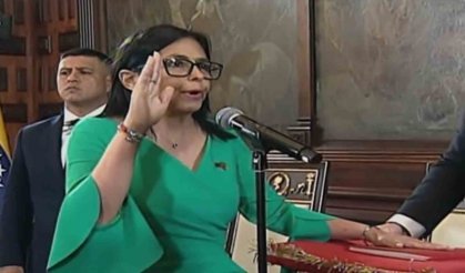Delcy Rodriguez, Venezuela'nın geçici Devlet Başkanı olarak yemin etti