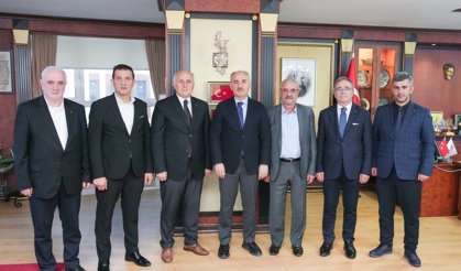 Rize’de Güven Tazeleyen Esnaf Oda Başkanlarından  Ziyaret