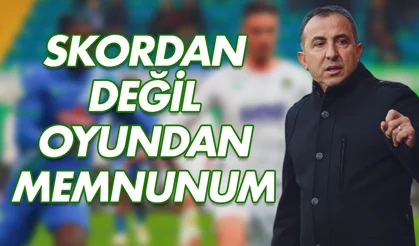 Recep Uçar: 'Skor bizi mutlu etmedi ama mücadeleden memnunum'