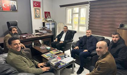 Silopi Kaymakamından Şırnak Gazeteciler Cemiyeti’ne ziyaret