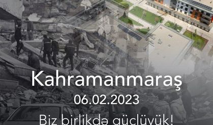 Azerbaycan'dan 6 Şubat depremlerinin 3. yılında Türkiye ile dayanışma mesajı