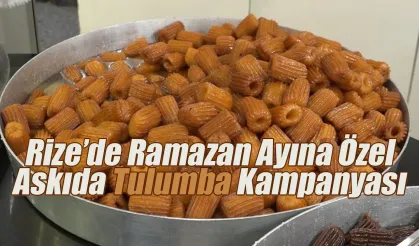 Rize'de dayanışma örneği askıda tulumba kampanyası başladı