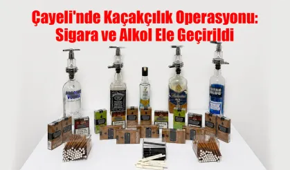 Çayeli'nde Kaçakçılık Operasyonu