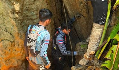 Laos'ta mağarada mahsur kalan 7 define avcısını arama çalışmaları 7'nci gününde