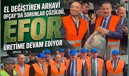 El değiştiren Arhavi Ofçay’da sorunlar çözüldü