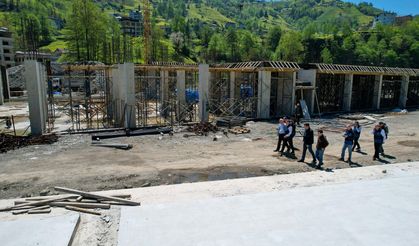 Rize Özel İdaresi Atölye Binası Yükseliyor