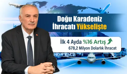 Doğu Karadeniz ihracatı %16 arttı: 678 milyon $