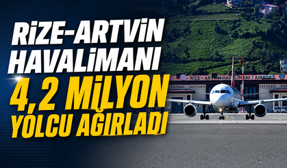 Rize-Artvin Havalimanı’nda Tarihi Hareketlilik! Yolcu Sayısı Katlandı