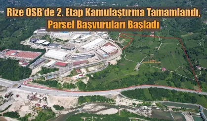 Rize OSB’de 2. Etap Tamamlandı, Başvurular Başladı