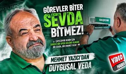 Görev Bitti, Sevda Bitmedi: Yazıcı Çayelispor'a Veda Etti