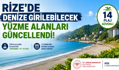 Rize'nin Güvenli Plajları Açıklandı! İşte 14 Temiz Nokta
