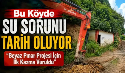 Beyaz Pınar Projesi Başladı, Bu Köyde Su Sorunu Tarih Oluyor