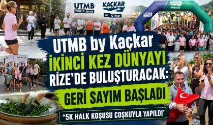 UTMB by Kaçkar İçin Geri Sayım: 5K Halk Koşusu Yapıldı
