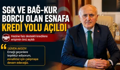 Güven Aksoy: Borcu Olan Esnafın Hazine Destekli Krediye Erişiminin Önü Açıldı