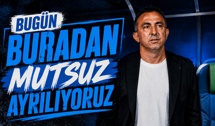 Recep Uçar: '8 isabetli şutumuz var ama maalesef bugün buradan mutsuz ayrılıyoruz'