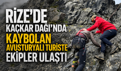 Rize'de Kaçkar Dağı'nda kaybolan İngiliz turiste ekipler ulaştı