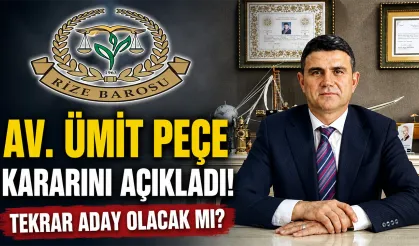 Ümit Peçe kararını açıkladı, tekrar aday olacak mı?