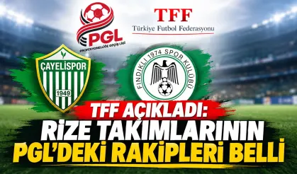 Çayelispor ve Fındıklı'nın PGL Grubu Açıklandı