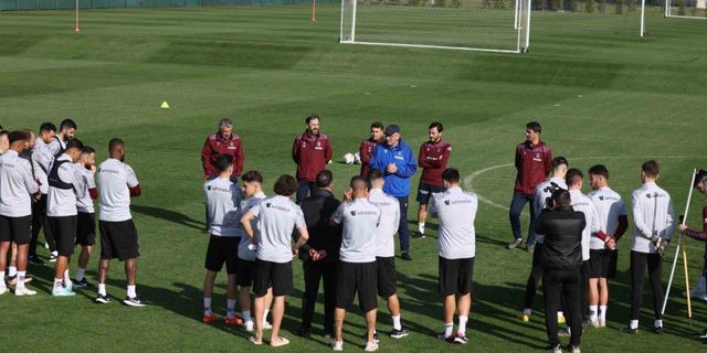Trabzonspor, Sivasspor maçı hazırlıklarına ara vermeden başladı