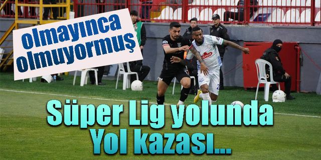 Çaykur Rizespor Pendik karşısında fırsat tepti