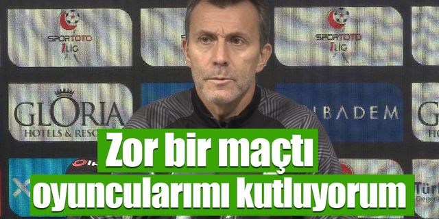 Bülent Korkmaz: “Hak ettiğimiz bir galibiyetti”
