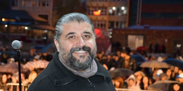 Ardahan’da sağanak yağışa rağmen Mustafa Özarslan coşkusu